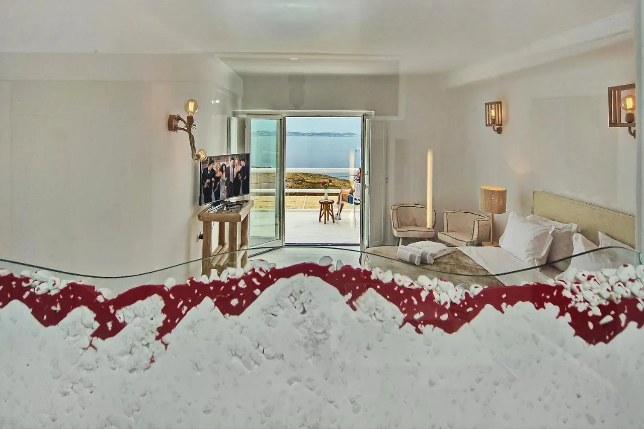 Luxury Mykonos Villa Aegean Blue Villa Private Pool Kastro Mykonos Town ギリシャ