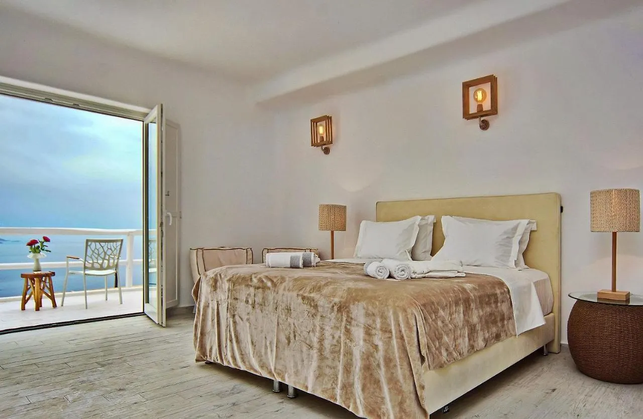Luxury Mykonos Villa Aegean Blue Villa Private Pool Kastro Mykonos Town ギリシャ